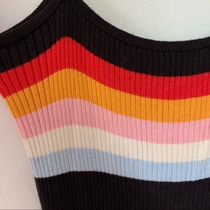 Urban Outfitters Retro Ribbed Bodycon Mini sz M